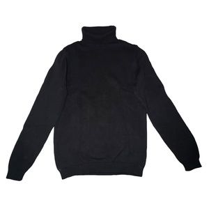 ASOS Turtleneck Cotton Sweater In Black